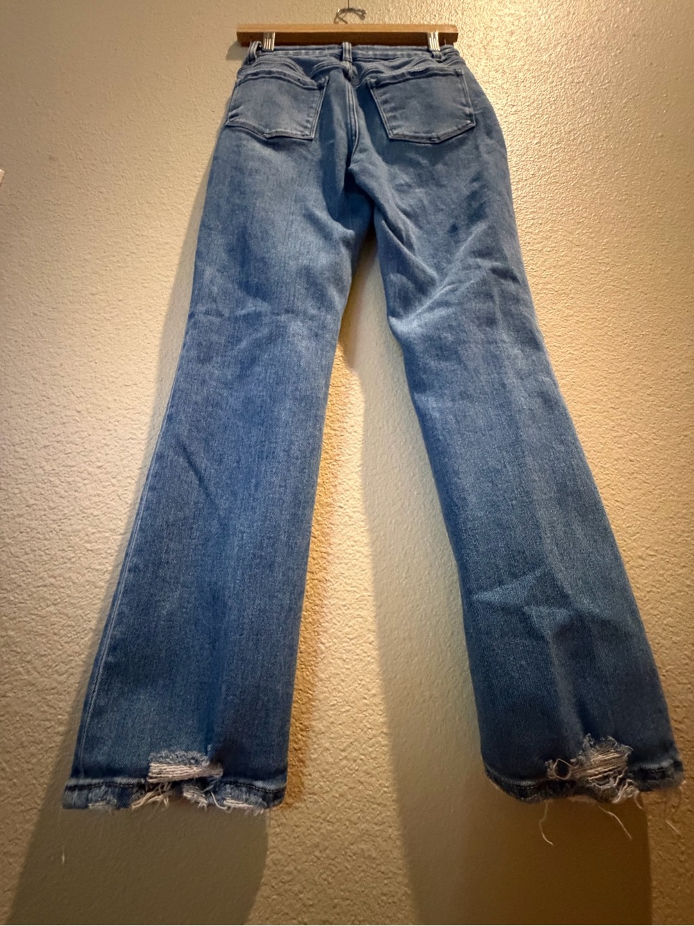 Flying Monkey Women's Light Blue Straight Leg Jeans - Picture 6 of 7